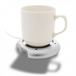 Chauffe-tasse USB pour mug en acier inoxydable ou céramique