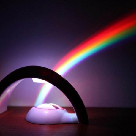 Lampe projecteur arc-en-ciel