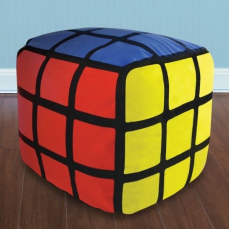 Pouf Gonflable Rubik's Cube