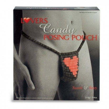 String en bonbon pour homme en forme de cœur