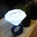 Lampe bague LED I love U