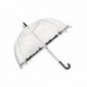 Parapluie transparent imprimé ville